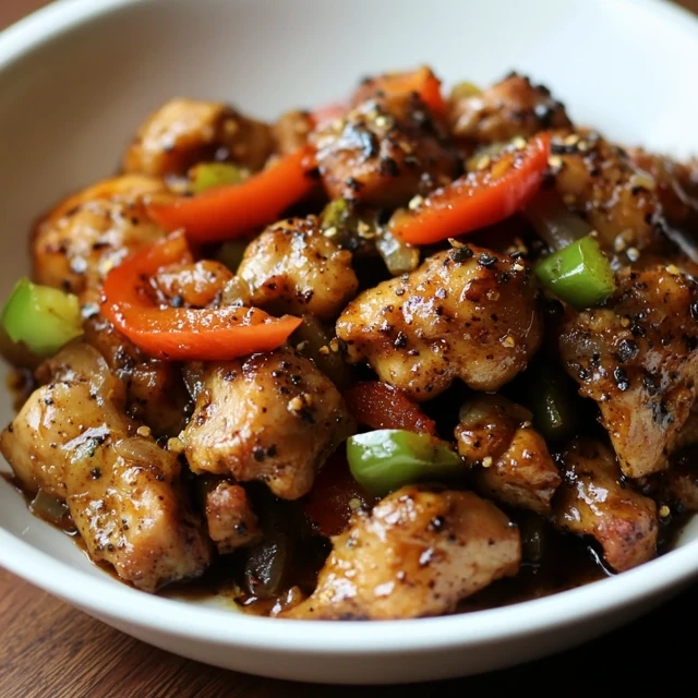 Black Pepper Chicken