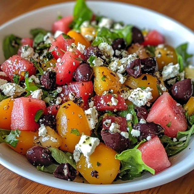  watermelon feta salad