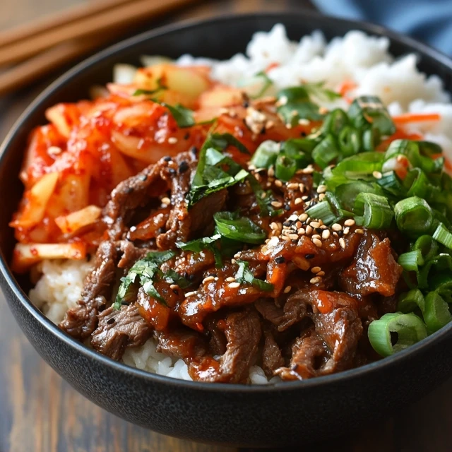 Korean beef bowls