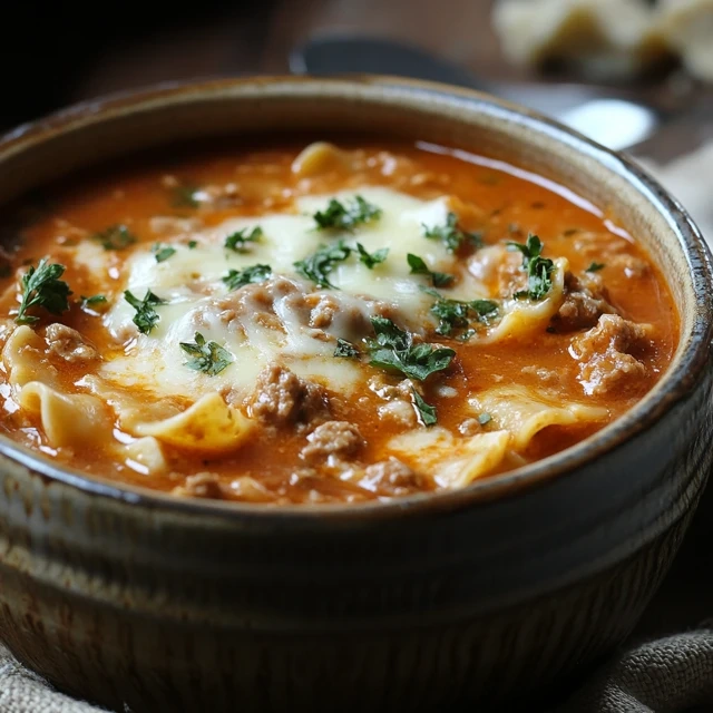 Lasagna Soup