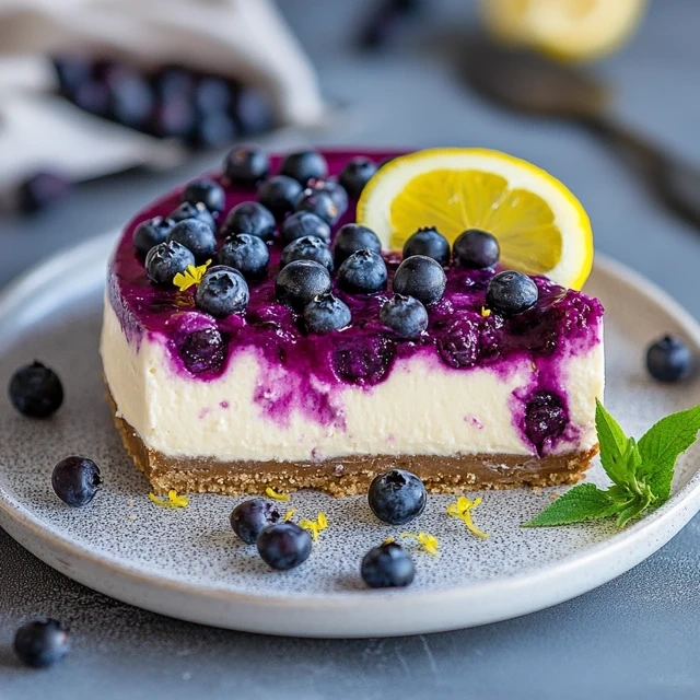 Blueberry Lemon Cheesecake
