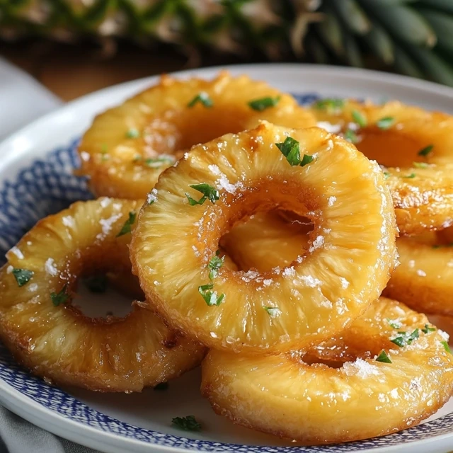 Fried Pineapple Rings