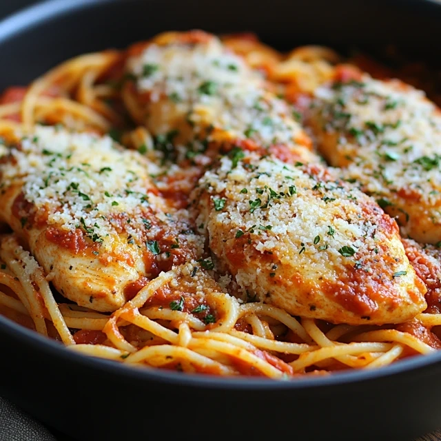 One-Pot Chicken Parmesan Pasta