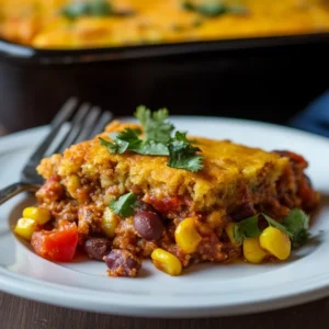 cornbread Mexican casserole
