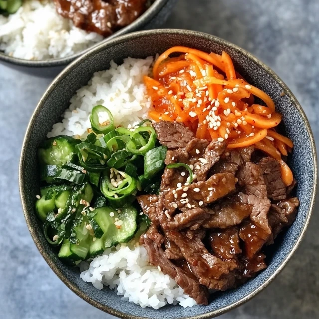 Korean beef bowls