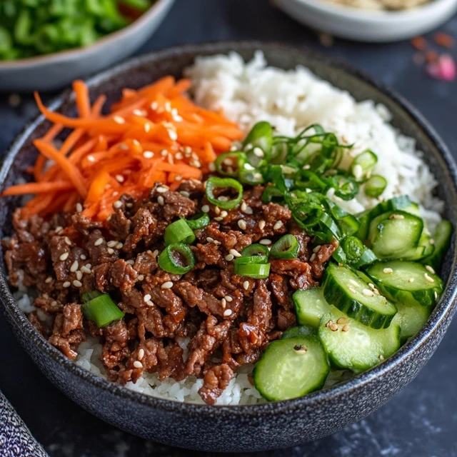 Korean beef bowls