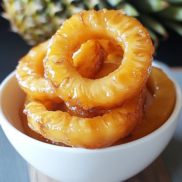 Fried Pineapple Rings