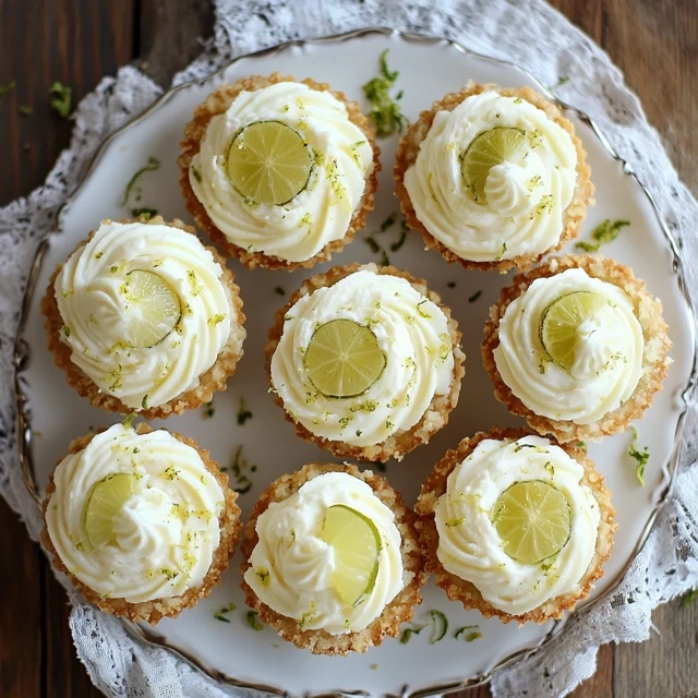 no-bake mini key lime pies