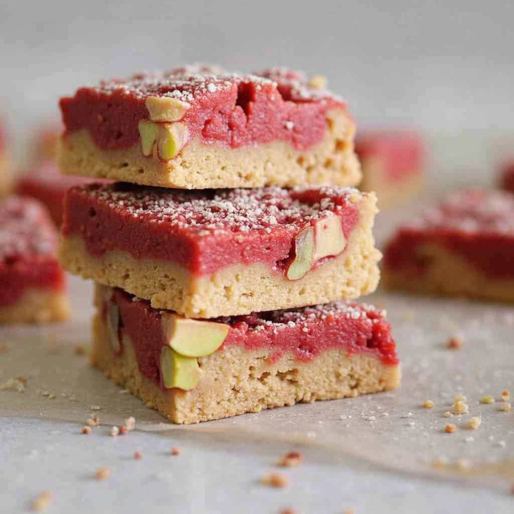 Raspberry Pistachio Bars
