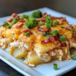 loaded potato ranch chicken casserole