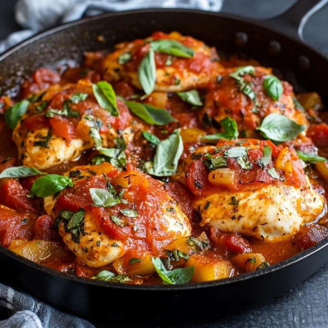 One Pan Italian Chicken Skillet Recipe