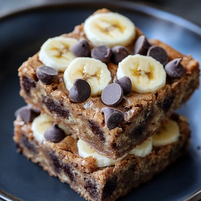 banana chocolate chip bars