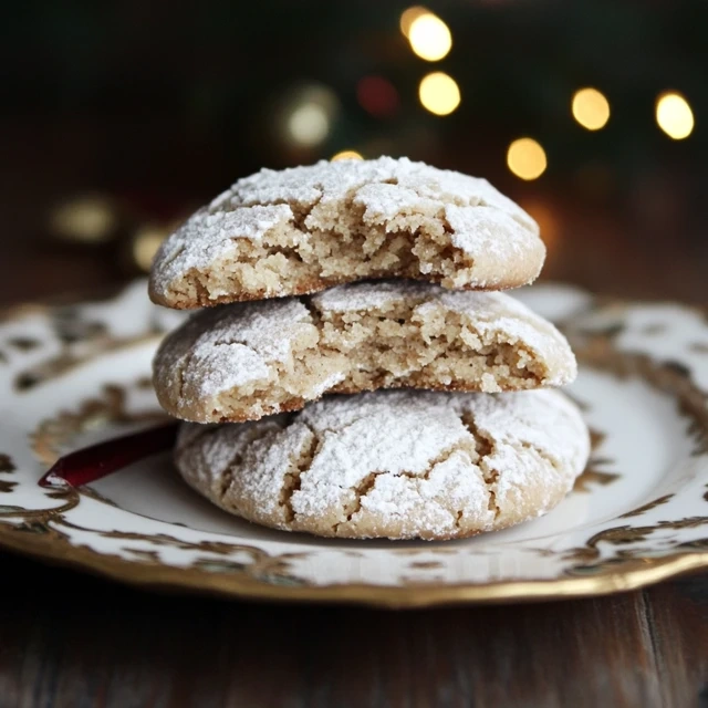 cinnamon crinkle cookies