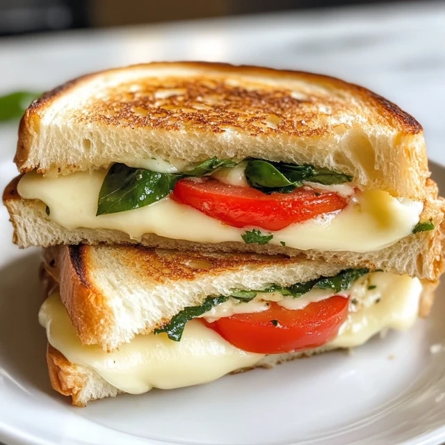  Caprese grilled cheese sandwich