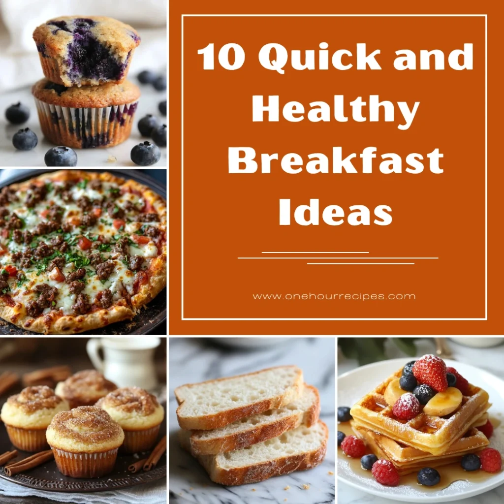 10 Quick and Healthy Breakfast Ideas