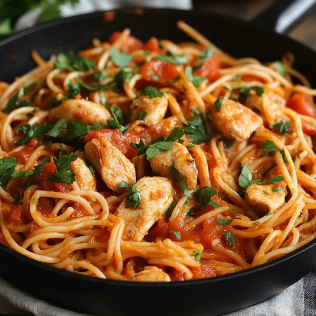 Chicken spaghetti