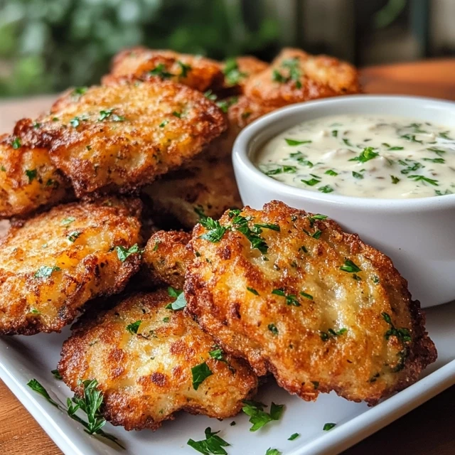 Ranch chicken fritters