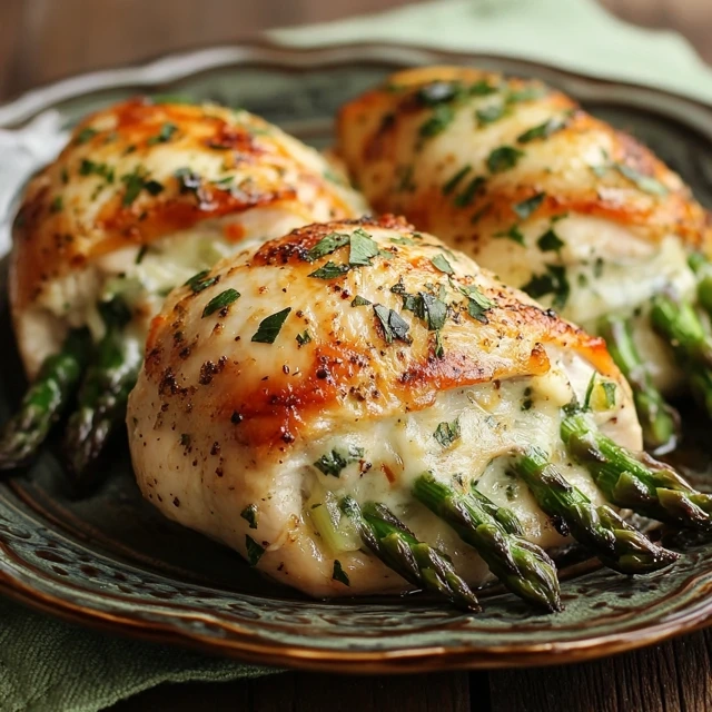 Asparagus Stuffed Chicken