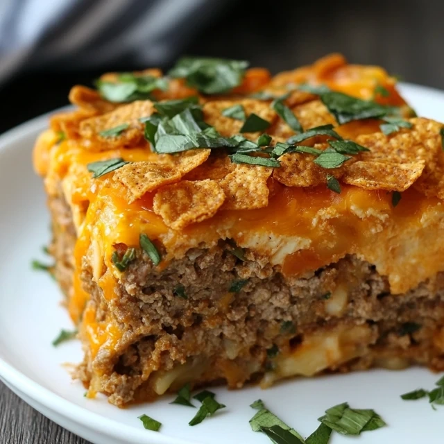 Dorito meatloaf casserole