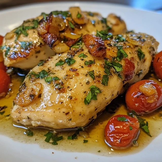 Garlic tuscan chicken