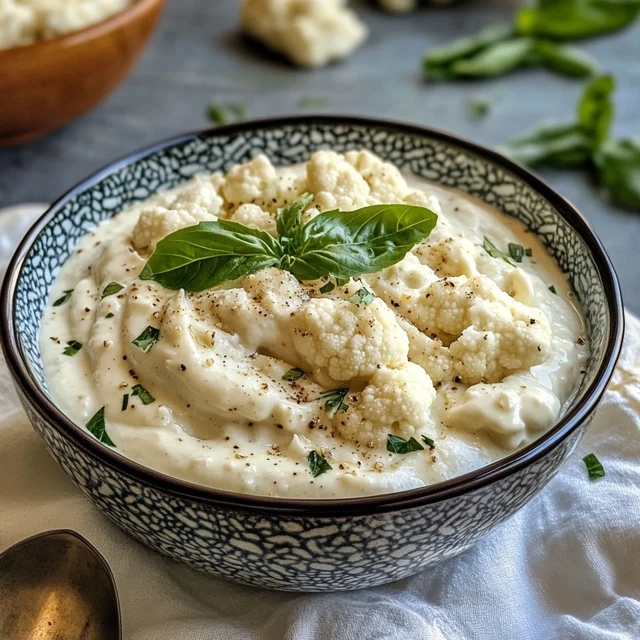 Low-Carb Alfredo Sauce with Cauliflower