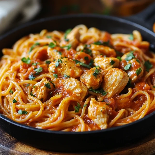 Chicken spaghetti