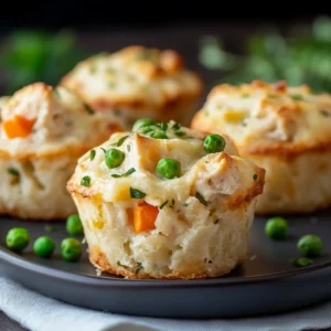 chicken pot pie muffins