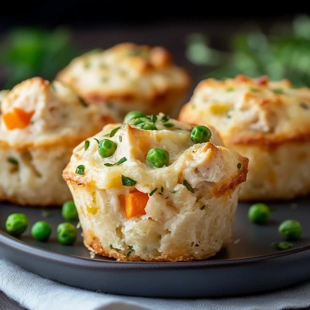 chicken pot pie muffins