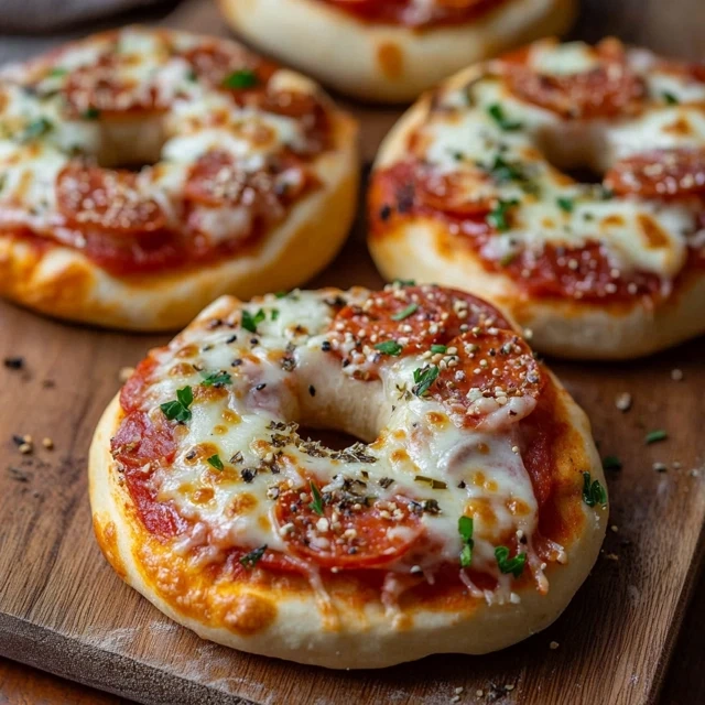 Pizza Bagels