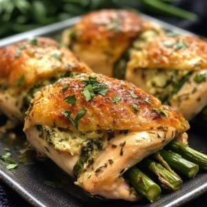 Asparagus Stuffed Chicken