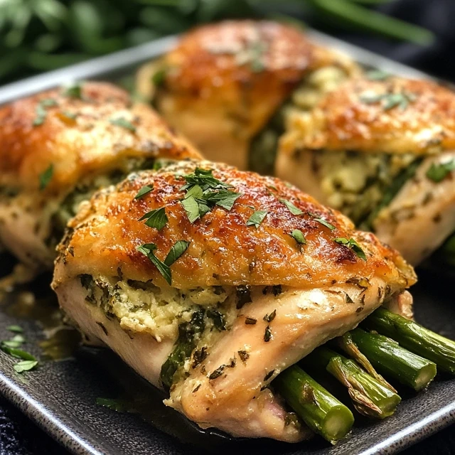 Asparagus Stuffed Chicken