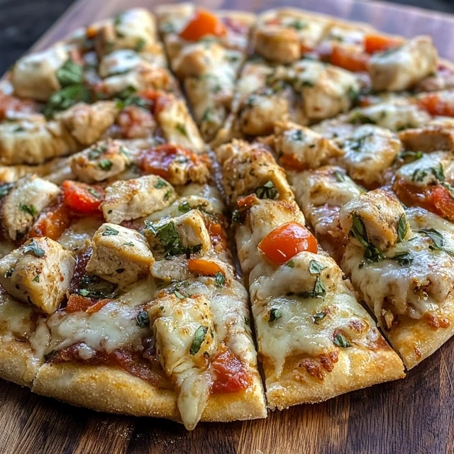 bruschetta chicken pizza