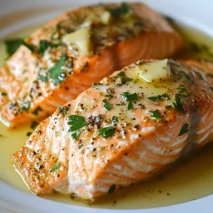 Salmon Roasted in Butter