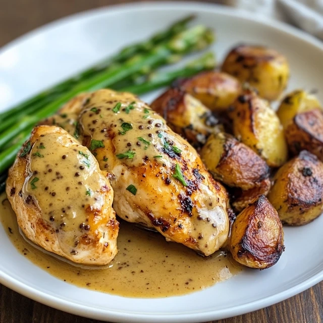 Maple Mustard Skillet Chicken