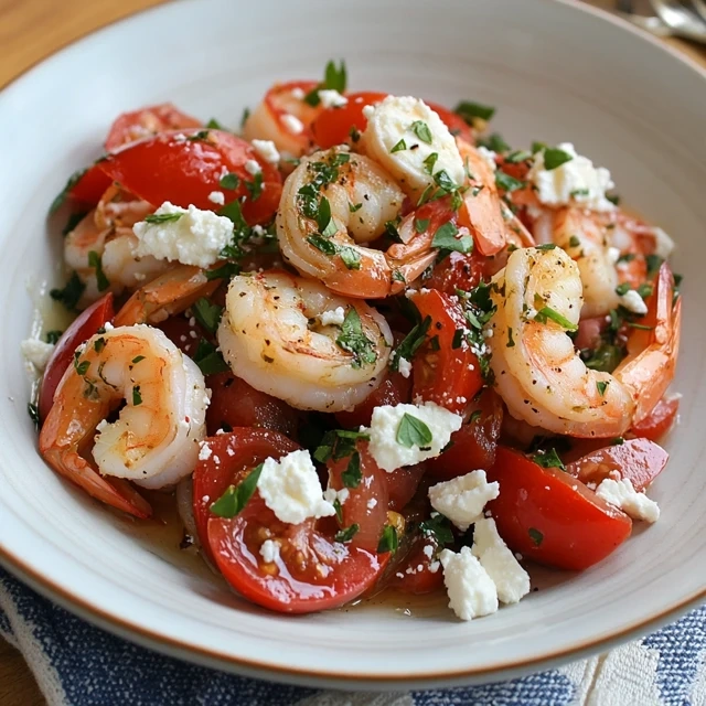 Greek Shrimp with Tomatoes and Feta