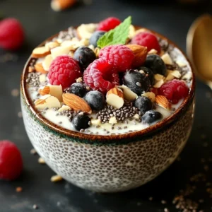 Chia Seed Pudding with Almond Milk