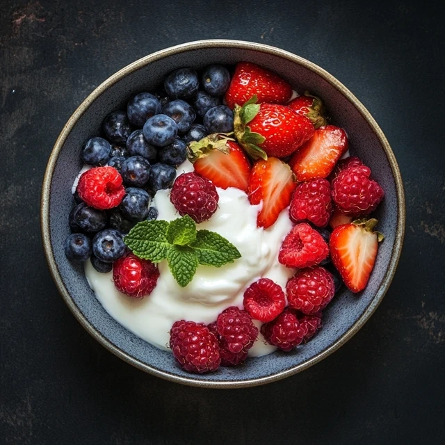 Greek Yogurt And Berries