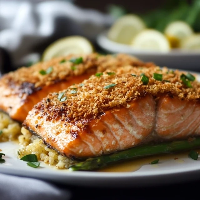 Easy Panko Crusted Honey Mustard Salmon Recipe