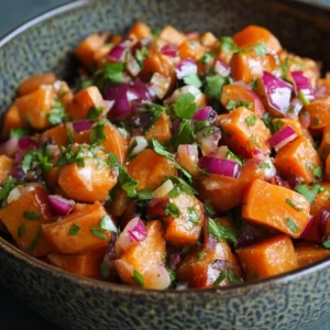 Moroccan Sweet Potato Salad