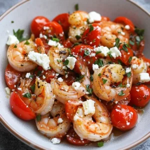 Greek Shrimp with Tomatoes and Feta