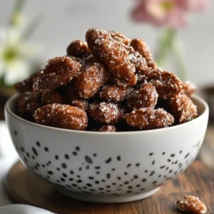 Cinnamon Candied Almonds