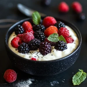 Greek Yogurt And Berries