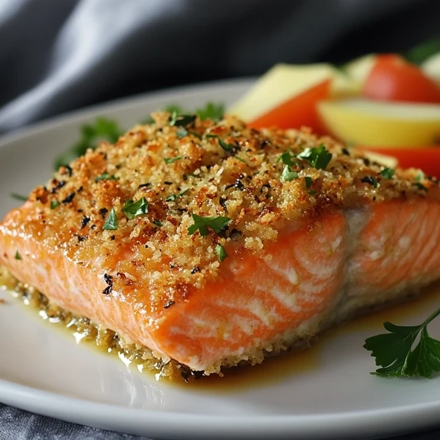 Easy Panko Crusted Honey Mustard Salmon Recipe