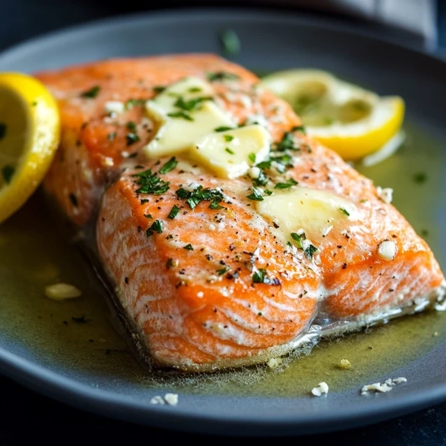 Salmon Roasted in Butter