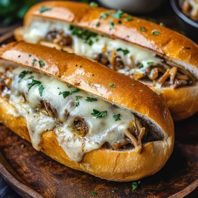 Slow Cooker French Dip Sandwiches