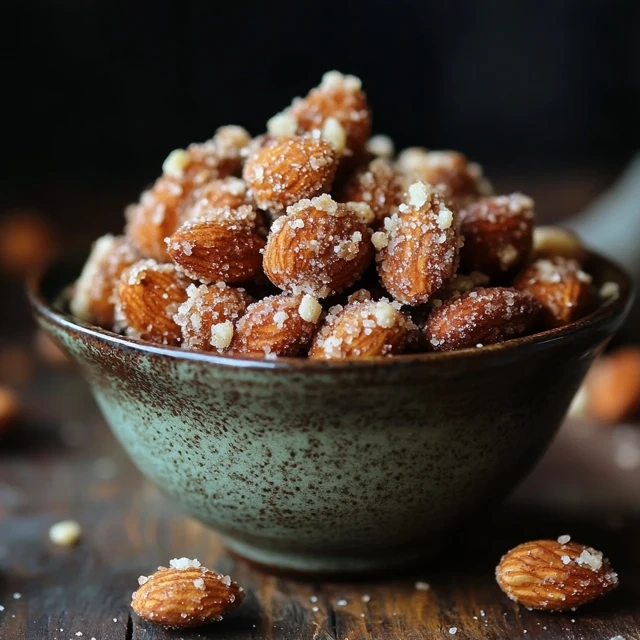 Cinnamon Candied Almonds