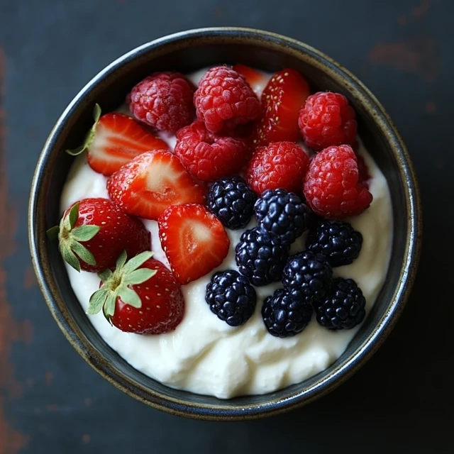 Greek Yogurt And Berries