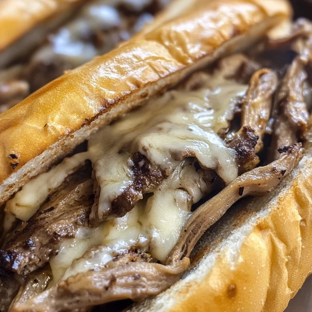 Slow Cooker French Dip Sandwiches