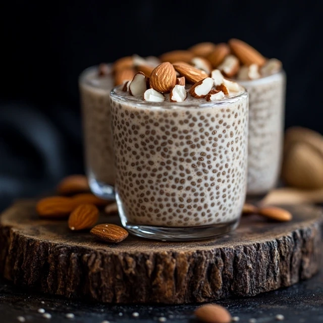Chia Seed Pudding with Almond Milk