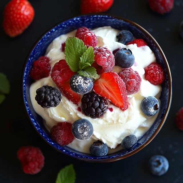 Greek Yogurt And Berries